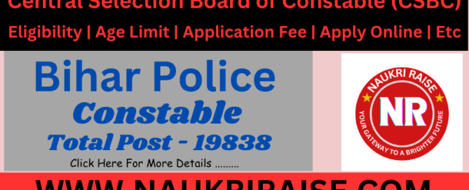 Bihar Police Recruitment