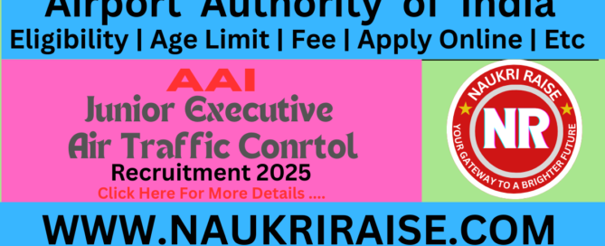 Junior Executive Air Traffic Conrtrol