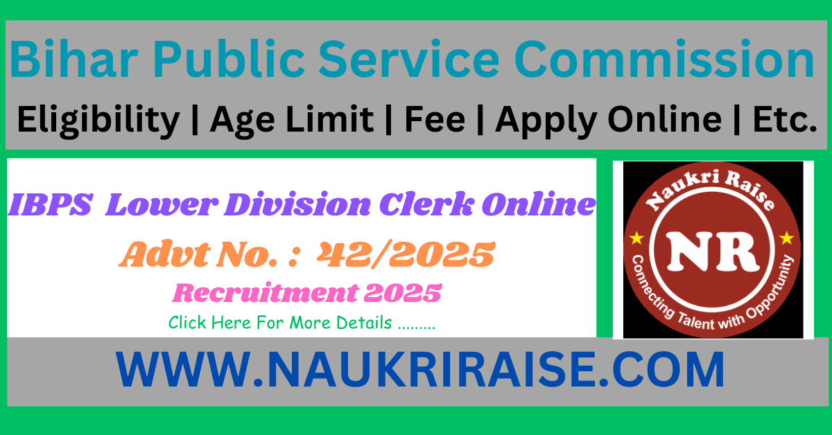 BPSC LDC Lower Division Clerk  Computer & Typing Test Date 2026