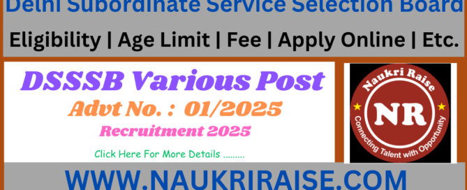 Delhi Subordinate Service Selection Board